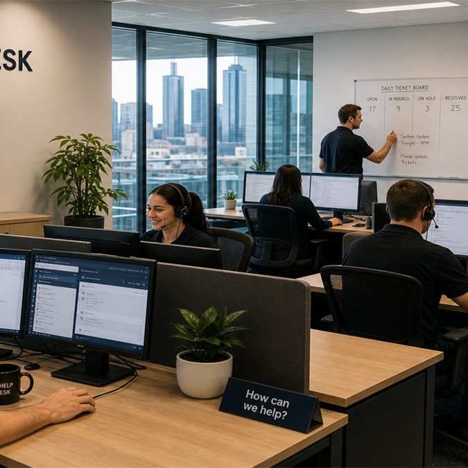 Managed IT support rollout